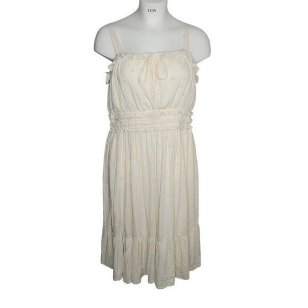 Torrid Womens Maxi Summer Dress Size 3X Tiered Floral Ruffles Smocked Yellow New